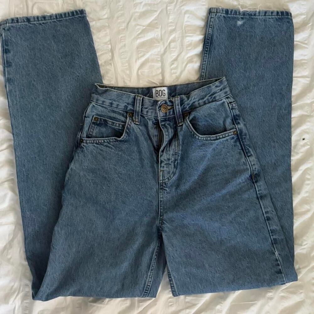 High waisted straight leg BDG jeans